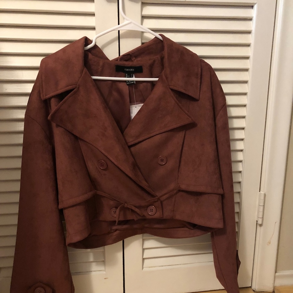 NWT Forever 21 Long Sleeve Short Jacket in “Maple”